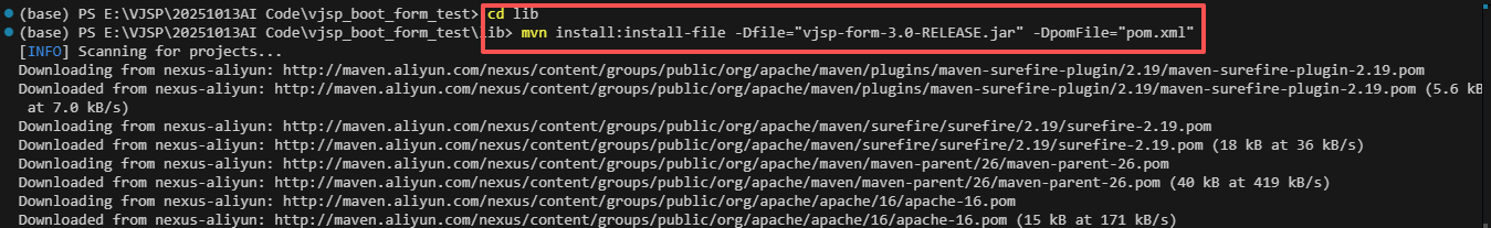 Import to local maven repository