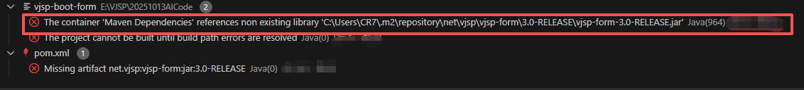 Reference non-existent library